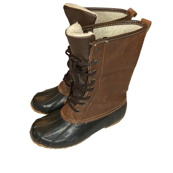 Sporto‎ DeLinda Brown Waterproof Thermolite Shank Duck Boots Size 6 - Picture 1 of 9